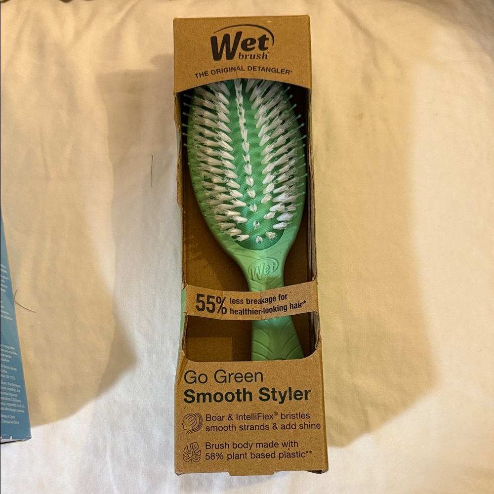 Wet Brush FINE HAIR Go Green Smooth Styler NWT